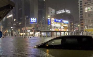 车辆接连遭洪水吞没 女子求救后仍不治