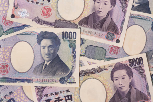 Japanese Yen as a background