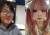 女网红两个月大变样 卸下地雷妆惊艳网民