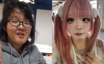 女网红两个月大变样 卸下地雷妆惊艳网民