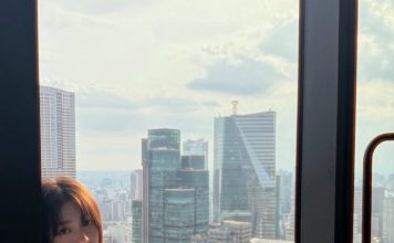 大马女神旅居日本学语言 健身画面疑似走光