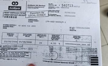 百万定存凭空不见 华裔男多方查询仍无果