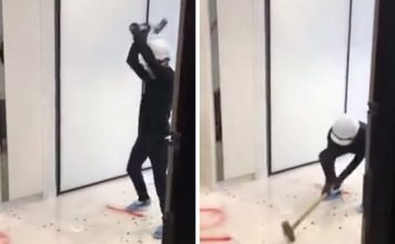 不满公寓有缺陷竟拿大锤狂砸 购屋者遭发展商起诉判赔30万