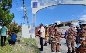 梯子疑碰电缆酿夺命意外 56岁承包商倒毙学校门口