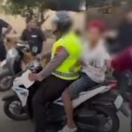 警方突击取缔非法飙车 少年车手被捕当场痛哭